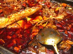 香辣味烤鱼-探鱼·鲜青椒爽麻烤鱼(广州花都来又来店)