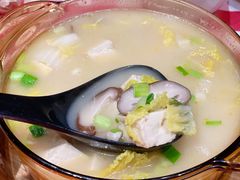 鸡汤小白菜煮榆林豆腐-西贝莜面村(近铁城市广场店)