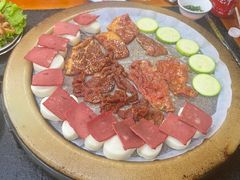 -老姐石板烧烤+铜炭火锅(总店)