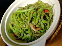 蜢子虾酱炒扁豆丝-顺承小院儿