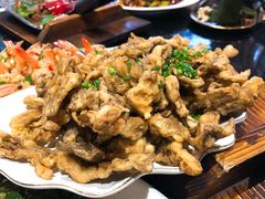 酥炸美菇-夜宴江景餐厅