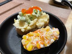 玉米沙拉军舰（1枚）-昊·来了寿司(泡桐树店)