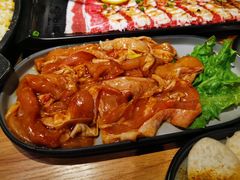 烤照烧鸡腿肉-小米烤肉-泥炉炭烤(常营店)