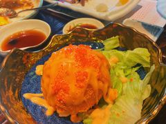 蟹籽熔岩土豆沙律-鸟鹏烧鸟居酒屋(熙龙湾店)