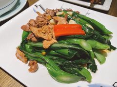 菜心炒鸽杂-大鸽饭(岗顶店)
