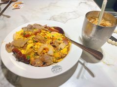 虾仁牛肉滑蛋饭-深仔记茶餐厅(亚士厘道店)