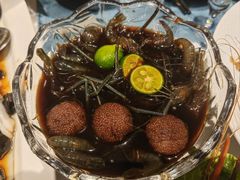 杨梅呛河虾-杭州西湖柳莺里酒店·闻莺厅