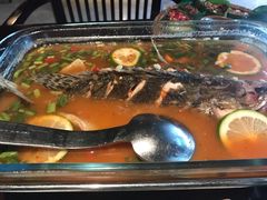 青柠汁蒸桂鱼-食肆&Fourteen(武林夜市店)