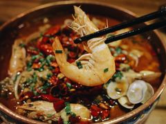 水煮牛蛙拼海鲜-馬蘭花開(车站大道店)