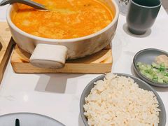 现熬虾汤泡饭-鹿港小镇(悠唐店)