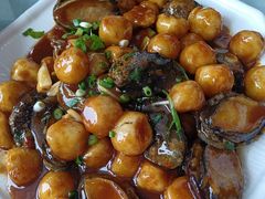 小土豆烧小鲍鱼-老虎滩船说·海胆水饺·大连海鲜(老虎滩店)