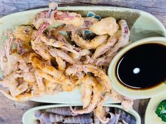 椒盐鱿鱼须-贞姨美食·老字号海鲜大排档