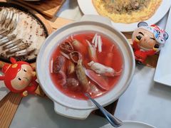 红蘑菇鲜蛏汤-莆田餐厅PUTIEN(三里屯店)