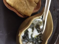 紫菜汤鱼皮饺拼水菱角-老西关濑粉(文明路店)