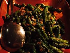 缅式虾酱炒四季豆-花马天堂云南餐厅 Lost Heaven(高邮路店)