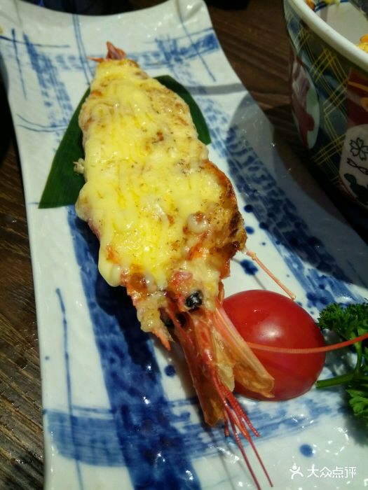 炙烧虎虾寿司图片