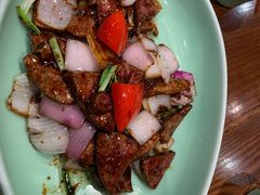京葱爆猪肝-虎哥私房菜(馒头山店)