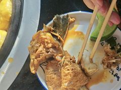 -北京龙庆四季香农家饭庄·灶台鱼·碳烤虹鳟鱼(龙庆峡店)