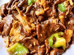 野蘑菇炒肉-途肴·老农饭庄(百里峡店)