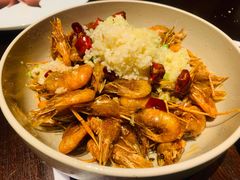 传统油爆虾-杭州西子湖四季酒店·金沙厅