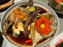 -草家酱蟹炭火烤肉店(珲春南路二店)