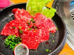 水果烧汁和牛肉-赤坂亭M9和牛烧肉(世博源店)