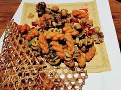 -东来菜馆•手抓海鲜家常菜•海鲜锅贴(鸽子窝店)
