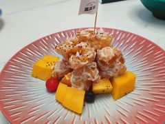 芒果芥未虾丸子-园里前·10年私厨·福建菜(台江万达鳌峰洲店)