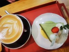 抹茶芝士蛋糕-W CAFE(甜爱路店)
