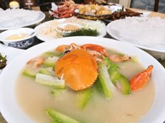 上汤丝瓜水蟹-金福海酒家