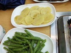 土豆片&nbsp;香菇&nbsp;豆角-老图们烧烤