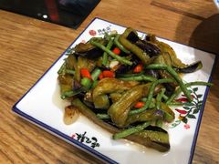 茄子豇豆-鸡毛店·川菜(双楠店)
