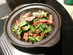 青蒜炒羊肉-嘉禾·悦享餐厅(八方汇店)