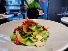 扇贝肉炒芦笋-海味世家·家常菜馆(明州里店)