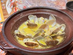 黄油焗花蛤-涌煲记·蟹煲·砂锅海鲜·煲出宁波味(天一旗舰店)