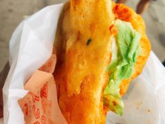 -小红车炸蛋葱油饼
