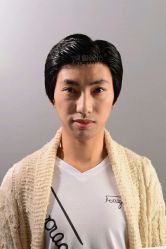 绅士油头造型-髻尚坊增发补发织发假发定制