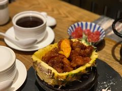 菠萝咕噜猴头菇-水木苼 蔬食料理