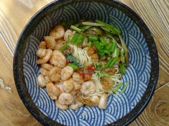 虾仁虾籽拌面-鱼汤面