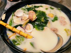 海带苗肉圆煮白贝-六个大厨·秘制粤菜(广州塔店)