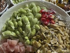 笋干毛豆肉丁-老太婆饭店(新富路店)