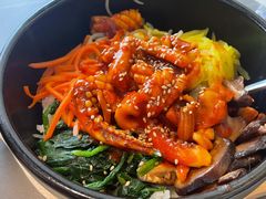 芝士鱿鱼拌饭-小米烤肉-泥炉炭烤(常营店)