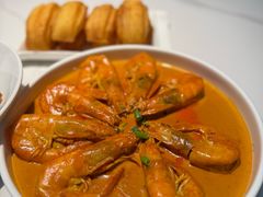咖喱大虾配油条-映像威海·威海宴(威高广场店)