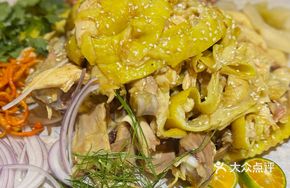 Golden Chicken in Bamboo Basket