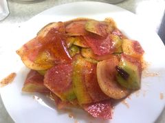 拌萝卜皮-大槐树烤肉馆