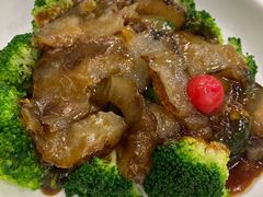 翡翠鲍汁扒海参-江南村酒家