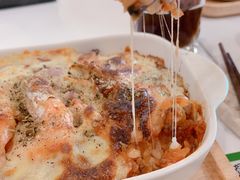 芝士虾仁肉酱焗饭-箪食记(汉口路店)