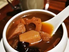 莲藕香菇红枣炖花生-福慧慈缘素食餐厅(王府井店)