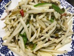 太湖芦苇根炒肉丝-呼吸森林·生态农庄农家乐私房菜