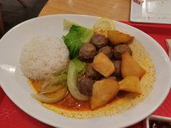 红咖喱牛肉丸饭-亚坤 Ya Kun Kaya Toast(万象城店)